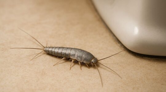 Poisson d'argent ce petit insecte qui s'infiltre dans les salles de bain